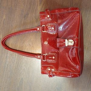 Red Patent purse